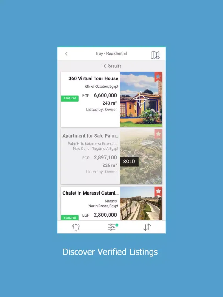 3asfora Discover Properties - Real Estate iPad 應用截圖