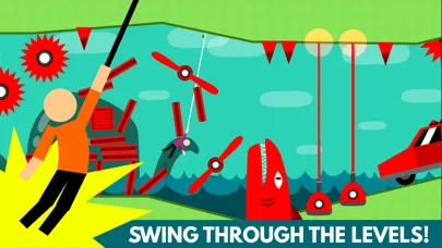 Ảnh chụp màn hình của Hanger World - Rope Swing Game