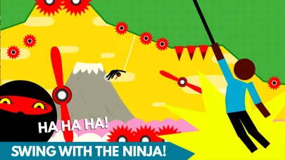 Ảnh chụp màn hình của Hanger World - Rope Swing Game