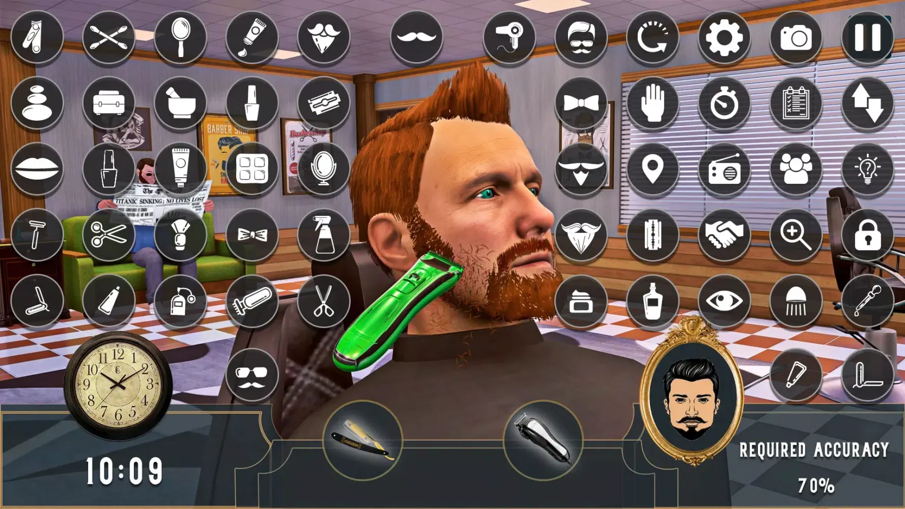 Barber Shop Hair Cutting Games Screenshots