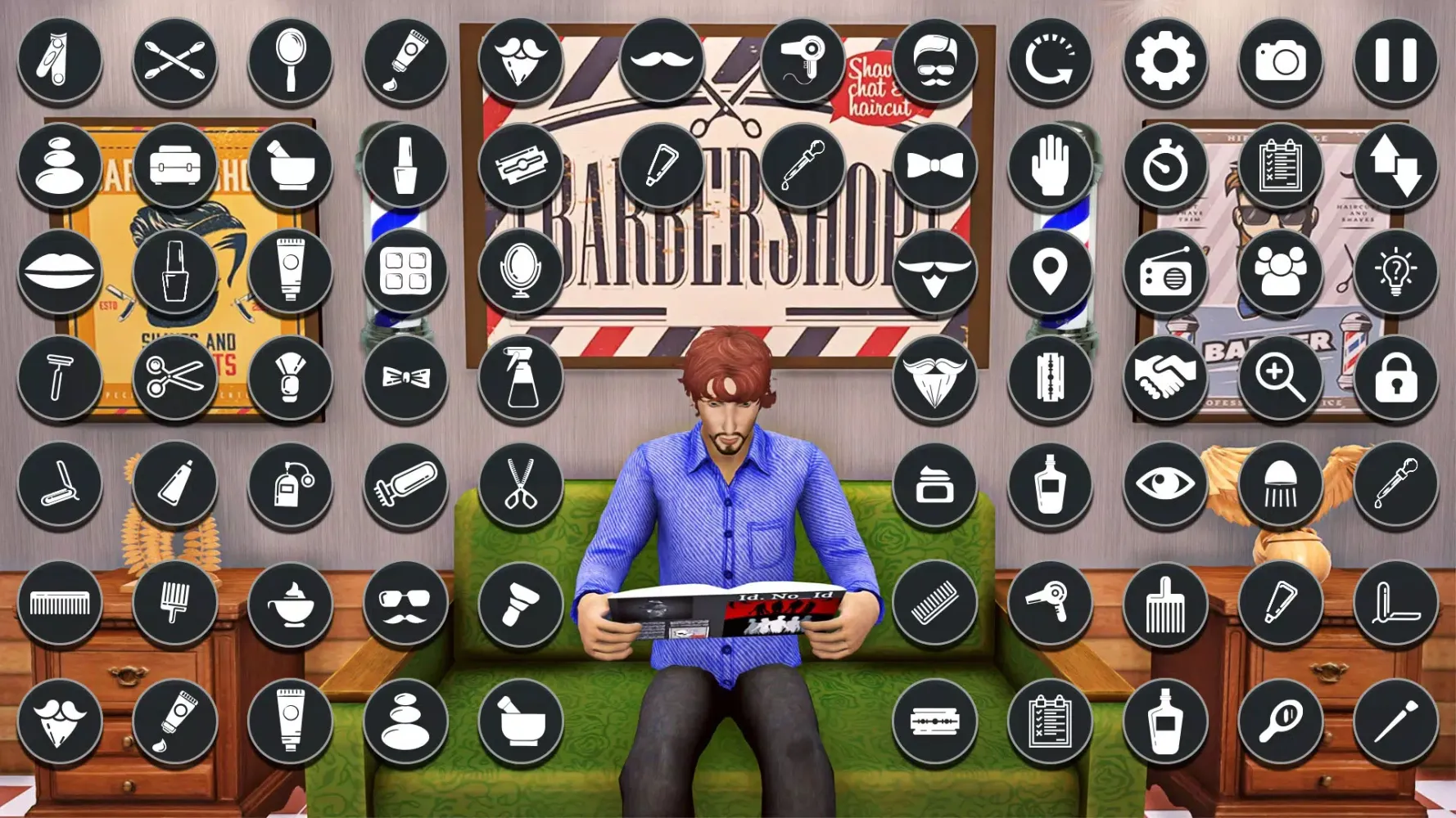Barber Shop Hair Cutting Games Screenshots