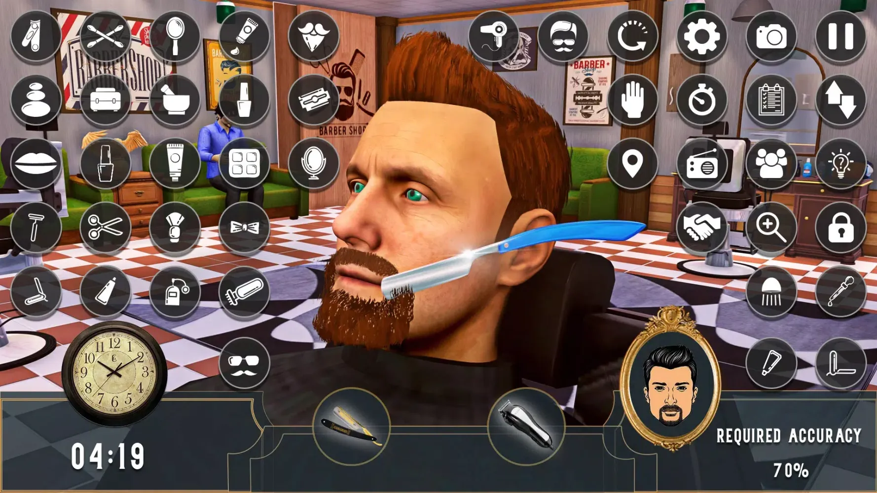 Barber Shop Hair Cutting Games Screenshots