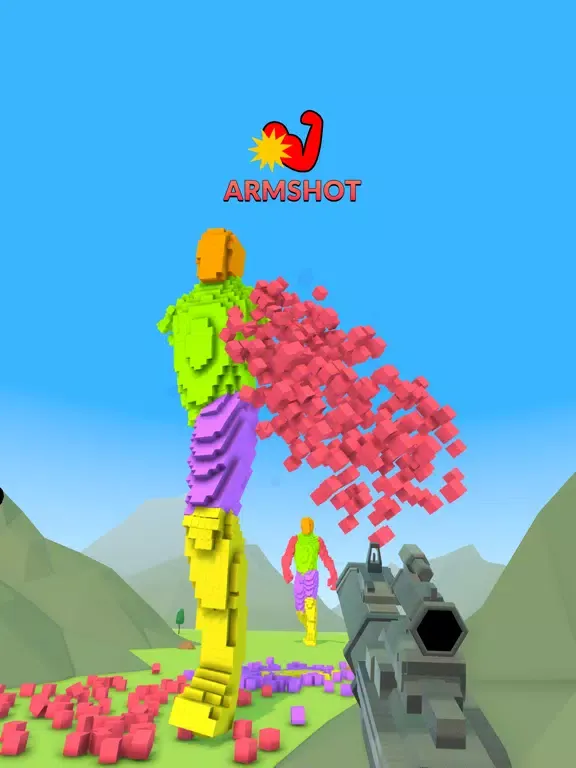 ภาพหน้าจอของ First Pixel Shooter iPad 