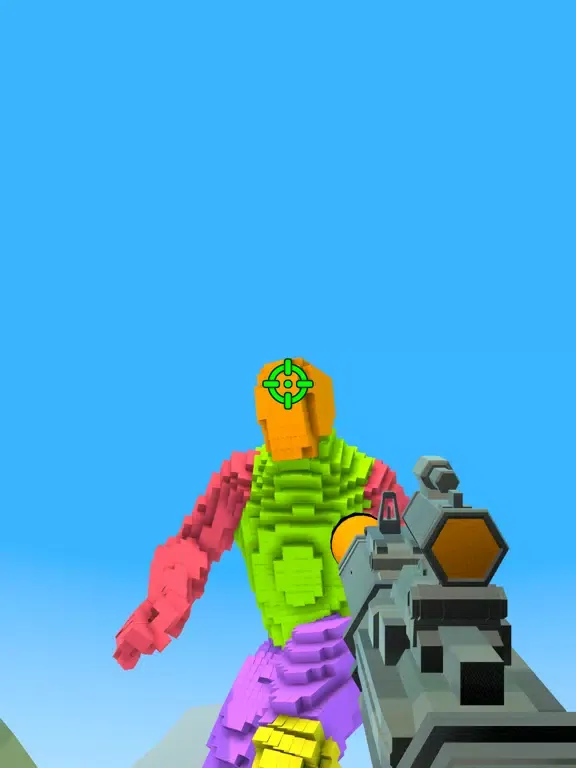 ภาพหน้าจอของ First Pixel Shooter iPad 