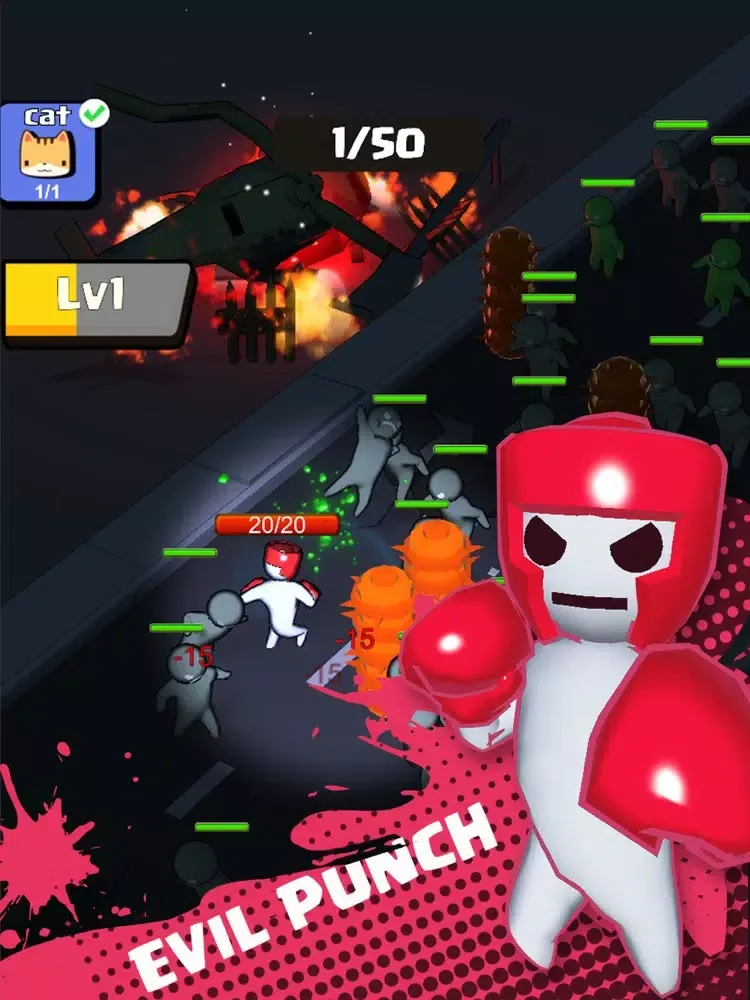 Capturas de tela do EVIL PUNCH iPad 