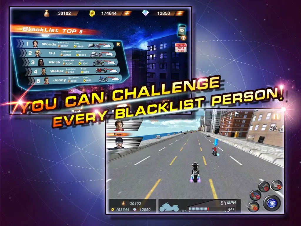 Tangkapan layar CrazyMoto ultimate reward iPad 