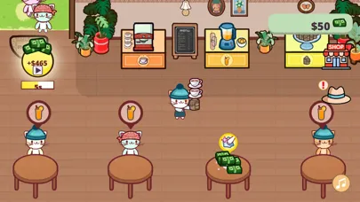 Capturas de tela do Cat Coffee Shop