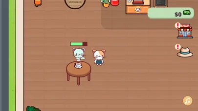 Capturas de tela do Cat Coffee Shop