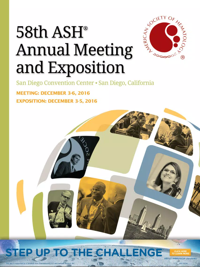 2016 ASH Annual Meeting & Expo iPad  Screenshots