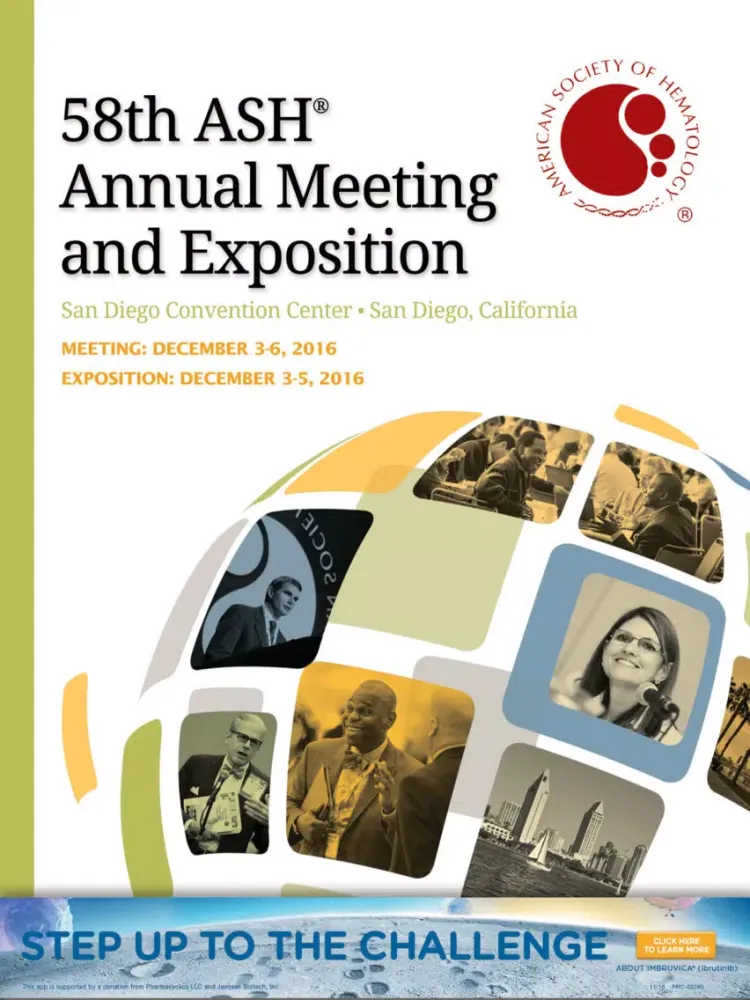 2016 ASH Annual Meeting & Expo iPad 應用截圖