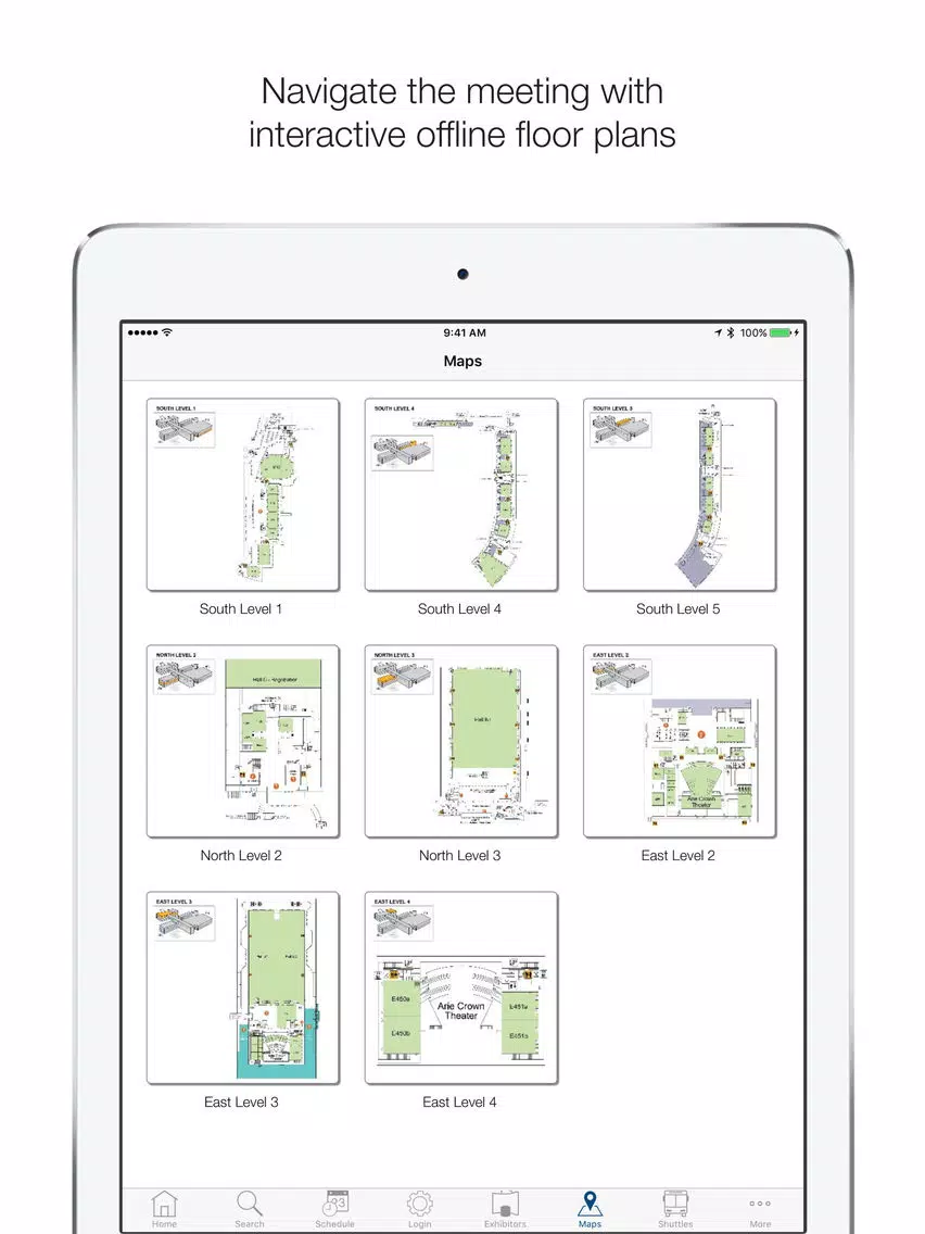Tangkapan layar 2017 ASH Annual Meeting & Expo iPad 
