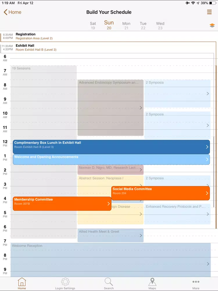 2019 ASH Annual Meeting & Expo iPad  スクリーンショット