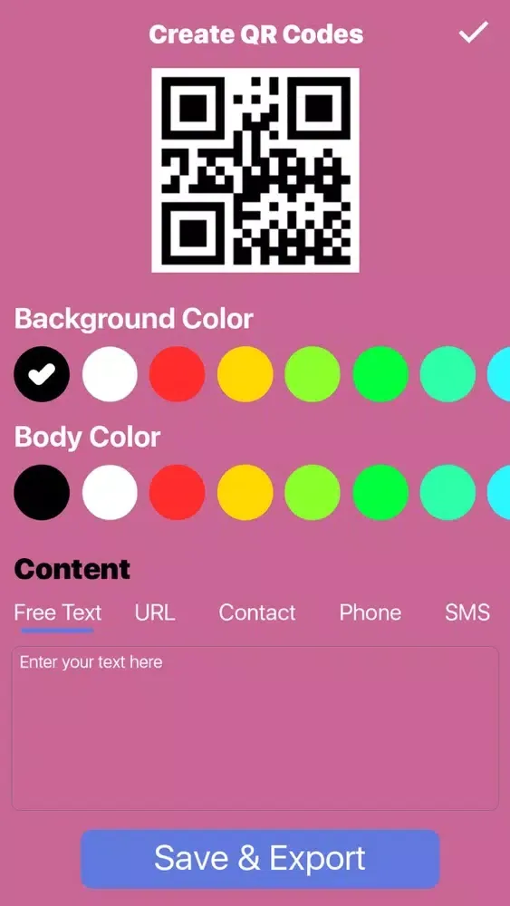 Tangkapan layar QR Scan - Reader & Generator