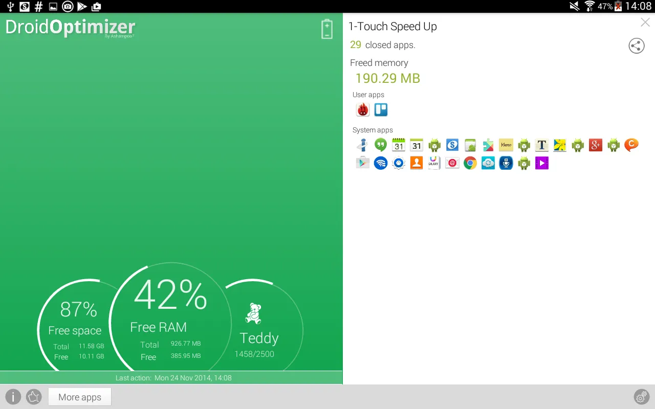 Droid Optimizer Screenshots