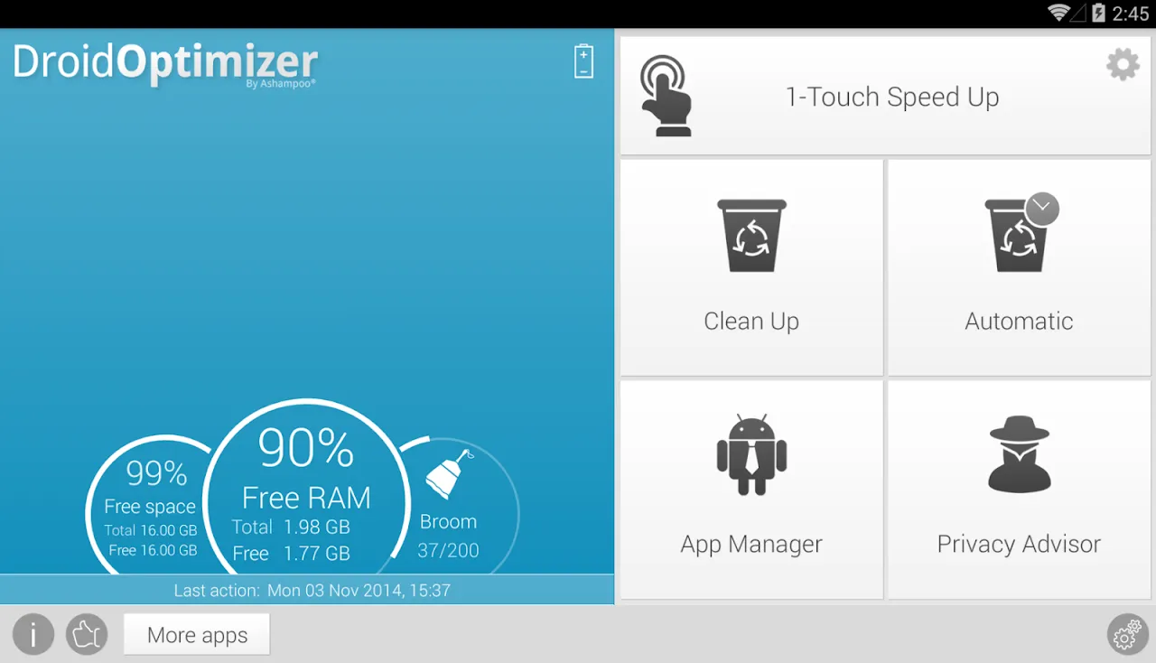 Droid Optimizer Screenshots