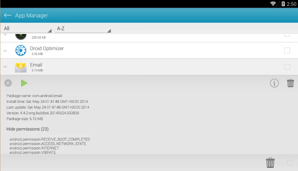 Droid Optimizer Screenshots