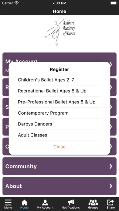 Ashburn Academy of Dance应用截图
