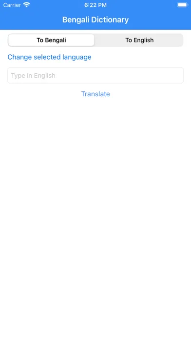 Capturas de tela do Bengali Dictionary Pro