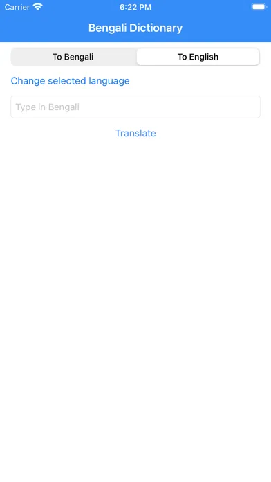 Capturas de tela do Bengali Dictionary Pro