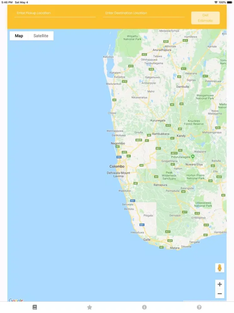Go Cabz iPad Screenshots