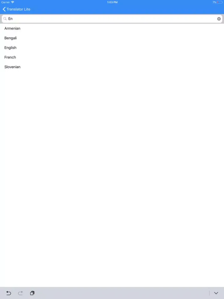 Translator Lite iPad  स्क्रीनशॉट