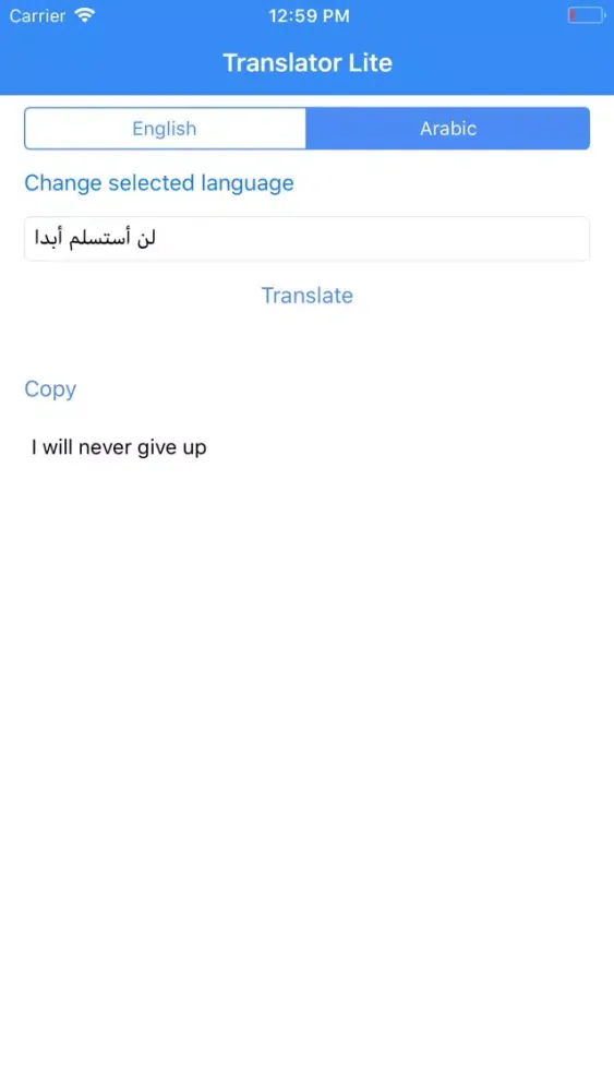 Translator Lite स्क्रीनशॉट