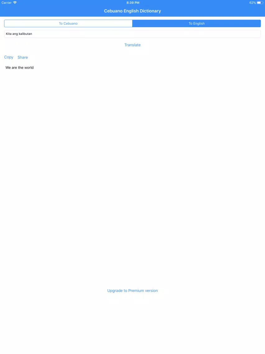 Cebuano English Dictionary iPad  Ekran Görüntüleri
