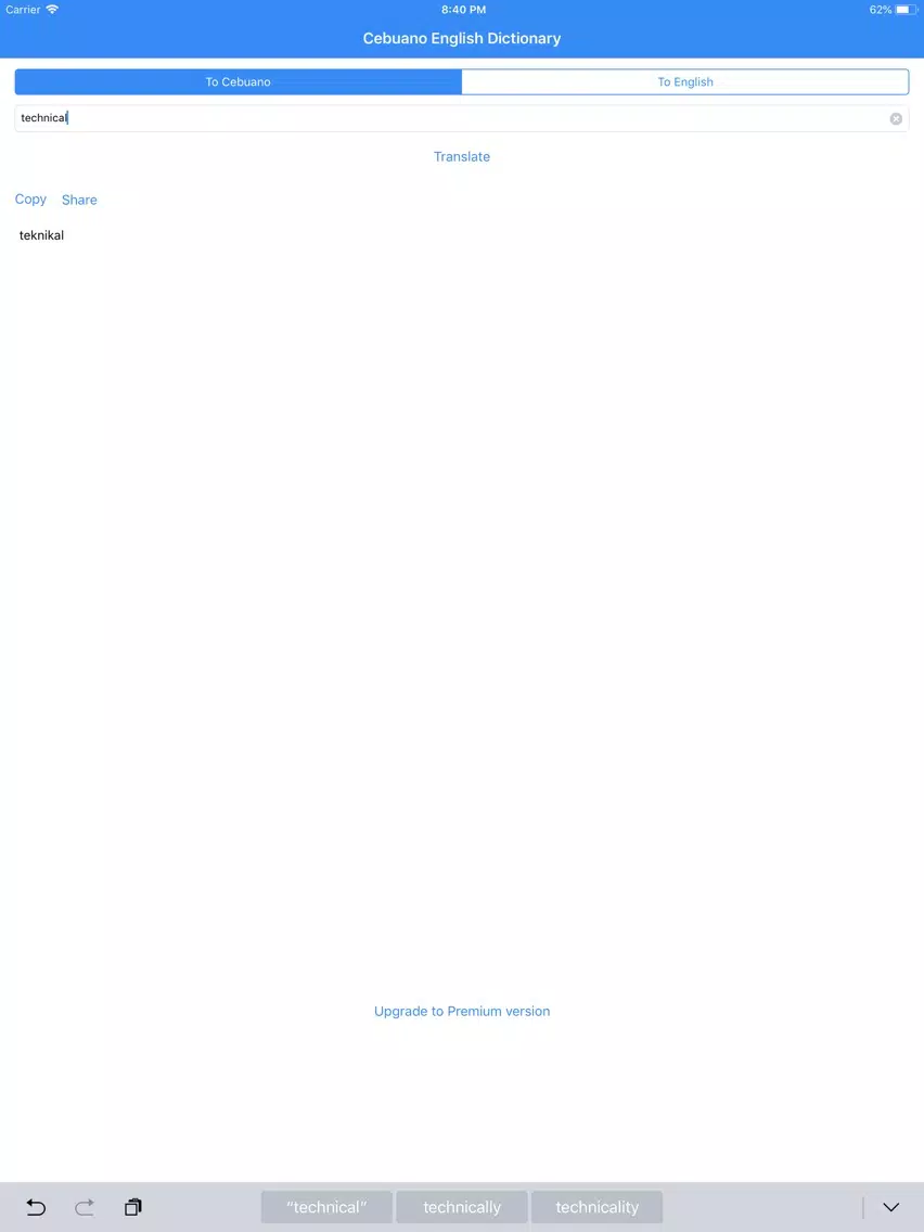 Cebuano English Dictionary iPad  Ekran Görüntüleri