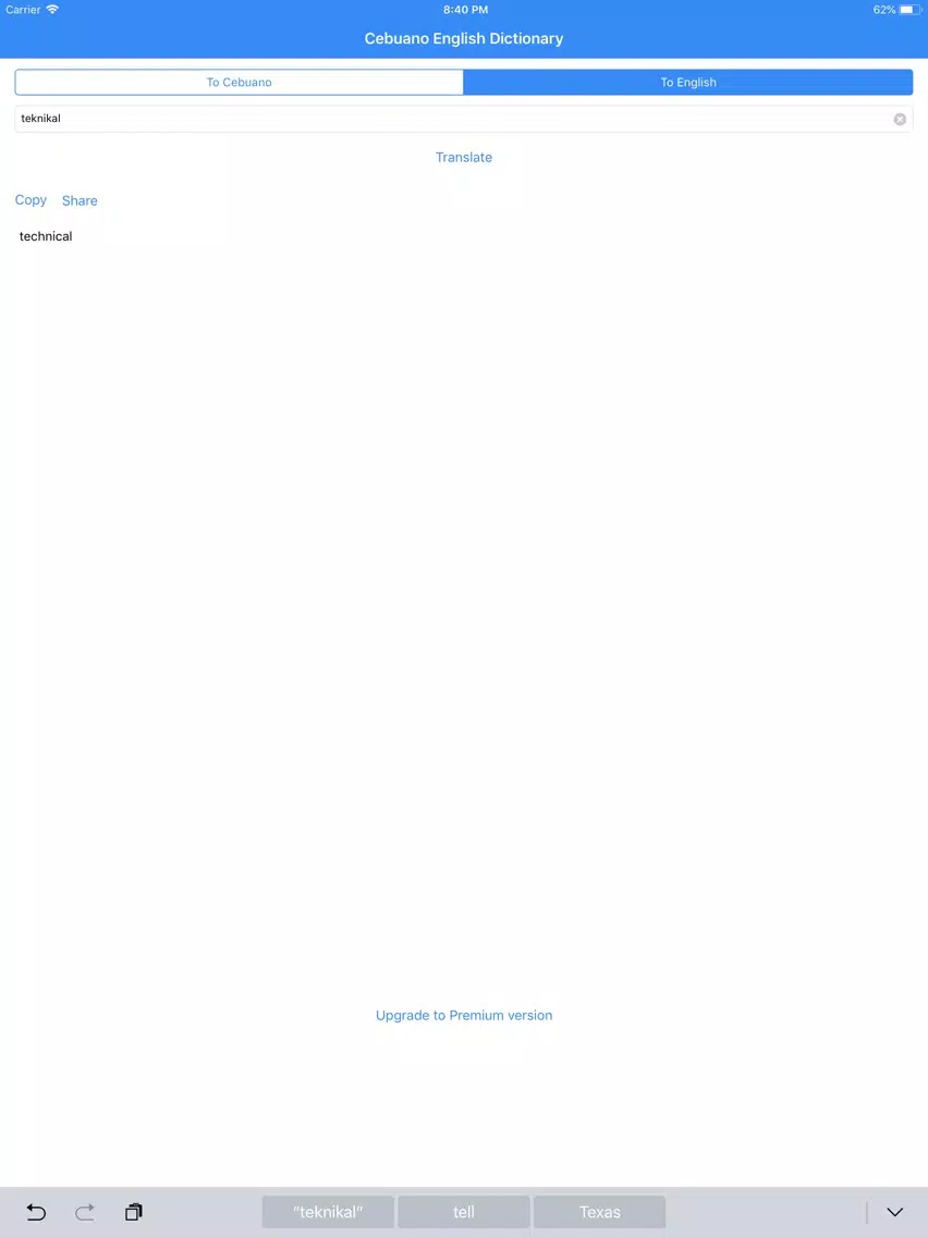 Cebuano English Dictionary iPad  Ekran Görüntüleri