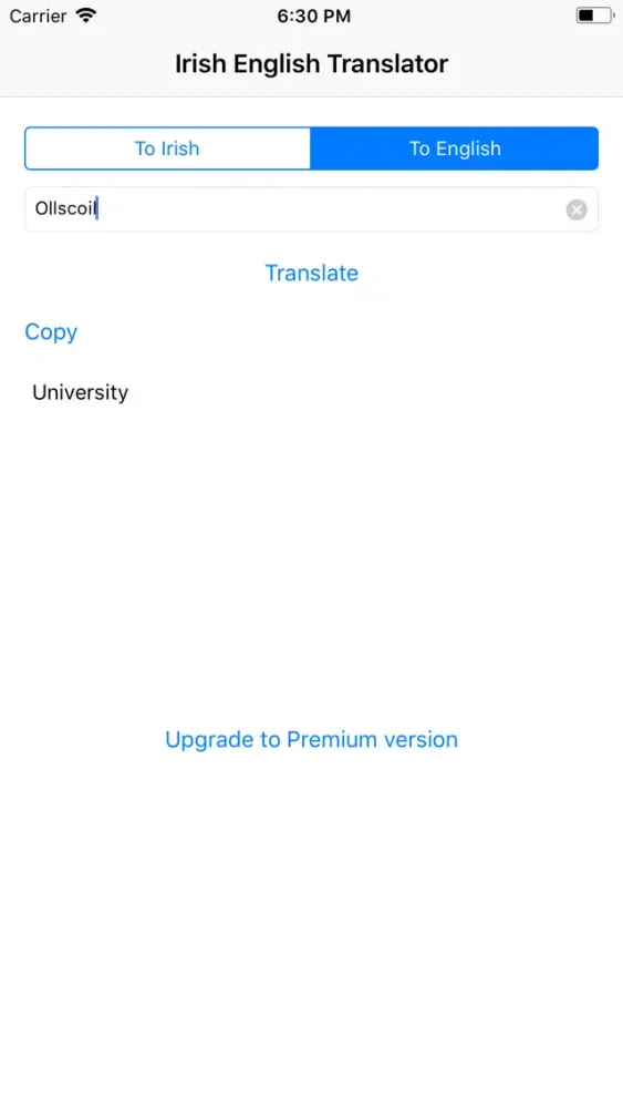 Irish English Translator應用截圖