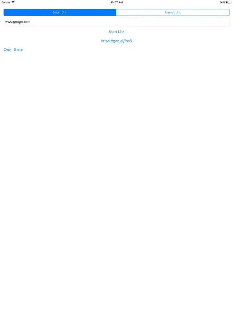 Link Shortener Pro iPad  स्क्रीनशॉट