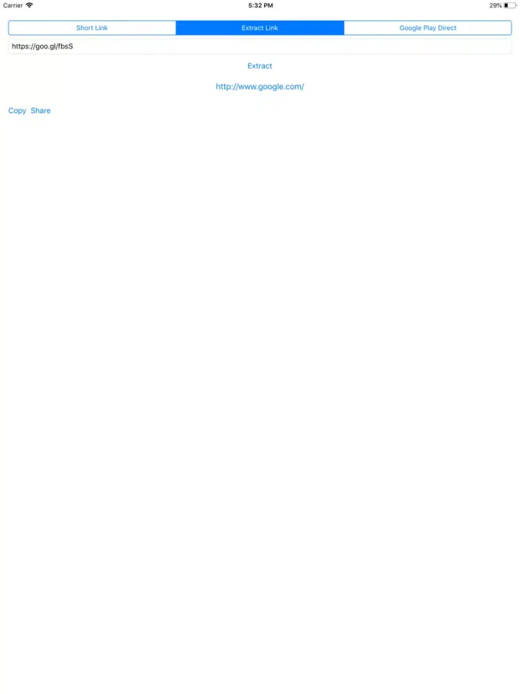 Link Shorter iPad  Screenshots