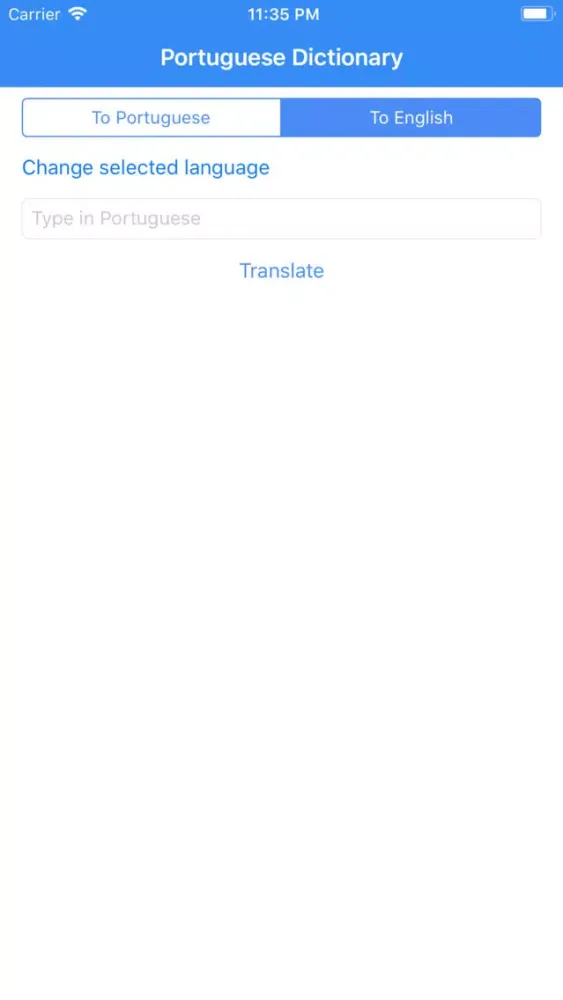 Portuguese Dictionary Pro Screenshots