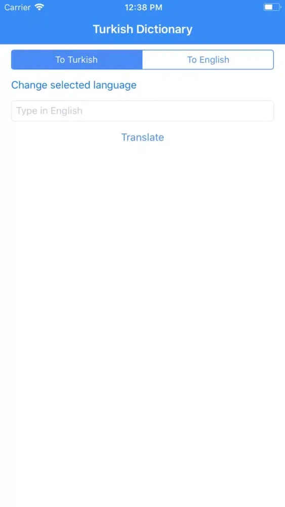 Capturas de pantalla de Turkish Dictionary Pro