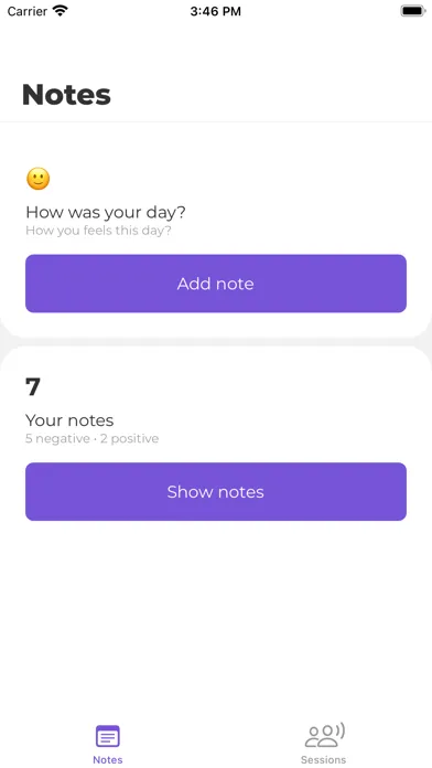 Tangkapan skrin Emotions: diary & tracker