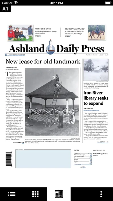 Скриншоты Ashland Daily Press eEdition