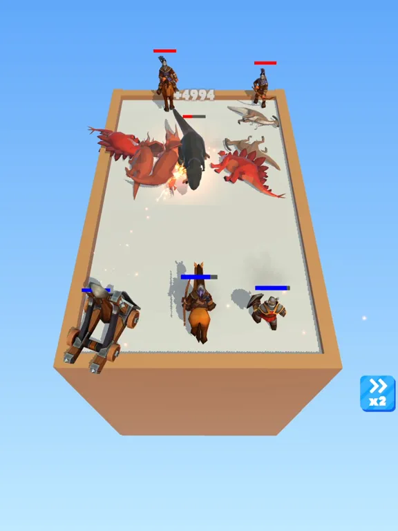 Merge Dino Fighters iPad  स्क्रीनशॉट