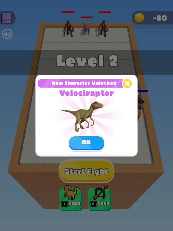 Merge Dino Fighters iPad  स्क्रीनशॉट