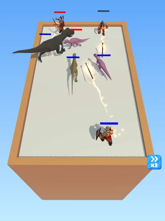 Merge Dino Fighters iPad  स्क्रीनशॉट