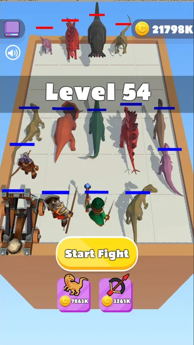 Merge Dino Fighters स्क्रीनशॉट