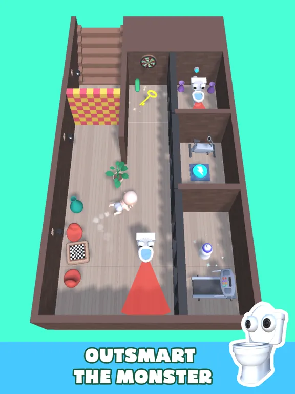 Capturas de tela do Toilet Monster: Baby Escape iPad 