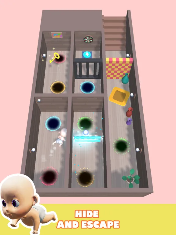 Capturas de tela do Toilet Monster: Baby Escape iPad 