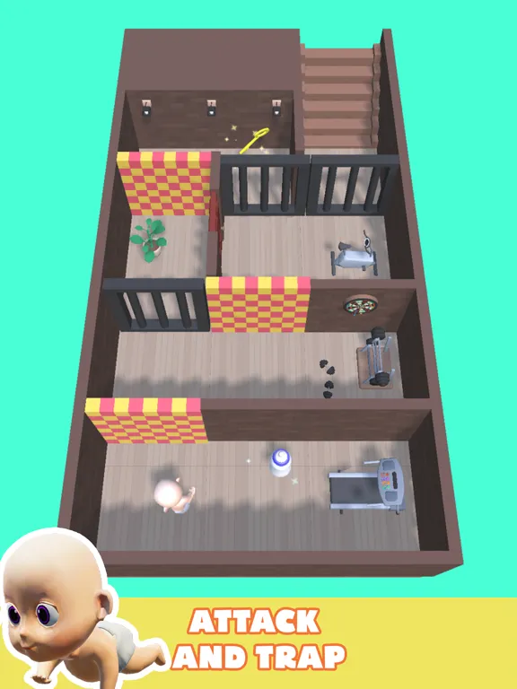 Capturas de tela do Toilet Monster: Baby Escape iPad 