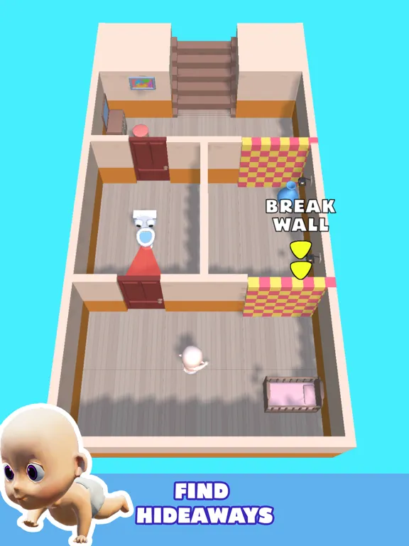 Capturas de tela do Toilet Monster: Baby Escape iPad 