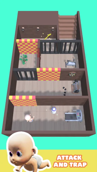 Capturas de tela do Toilet Monster: Baby Escape