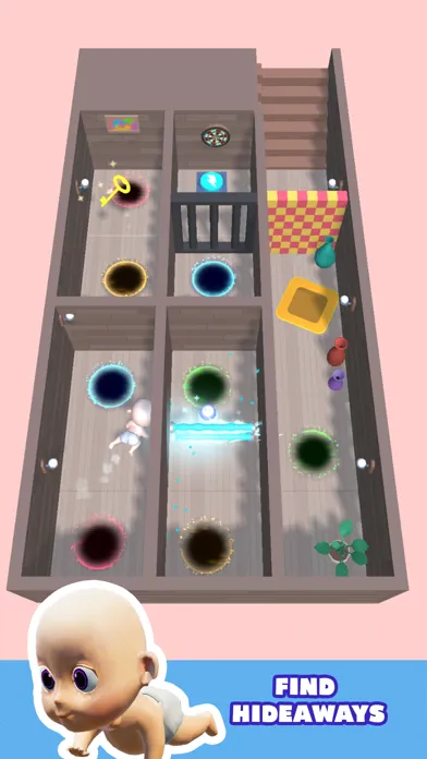 Capturas de tela do Toilet Monster: Baby Escape