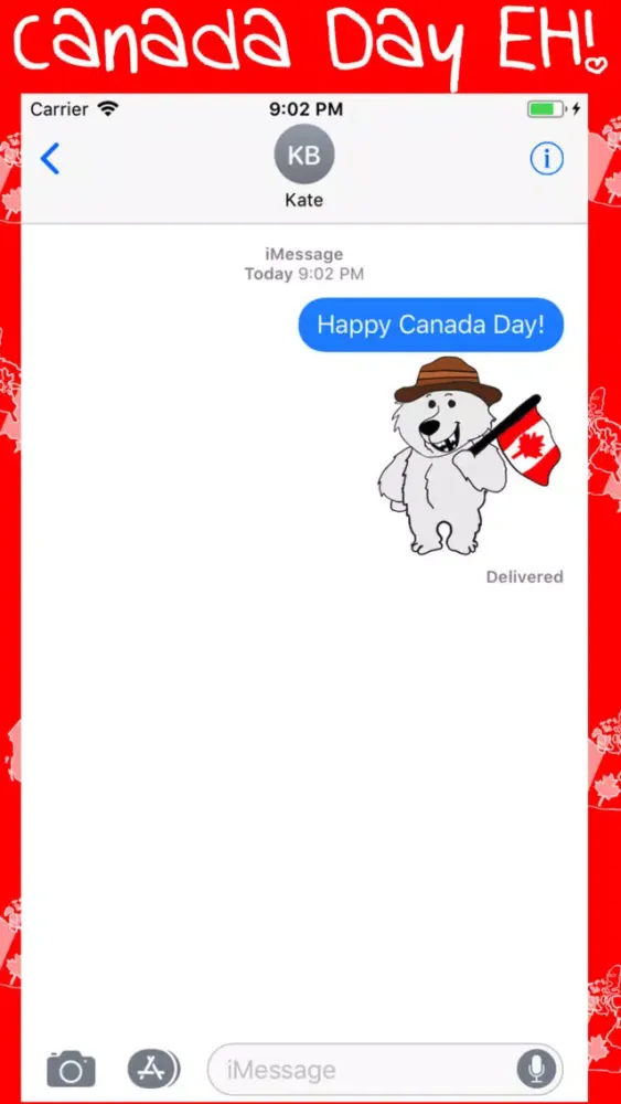 Ảnh chụp màn hình của Canada Day EH!