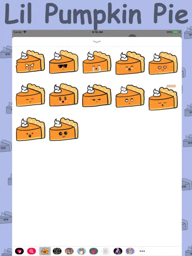 Tangkapan skrin Lil Pumpkin Pie iPad 