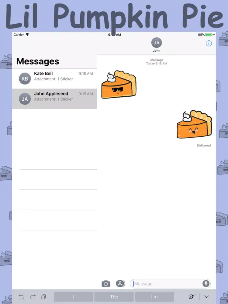 Tangkapan skrin Lil Pumpkin Pie iPad 