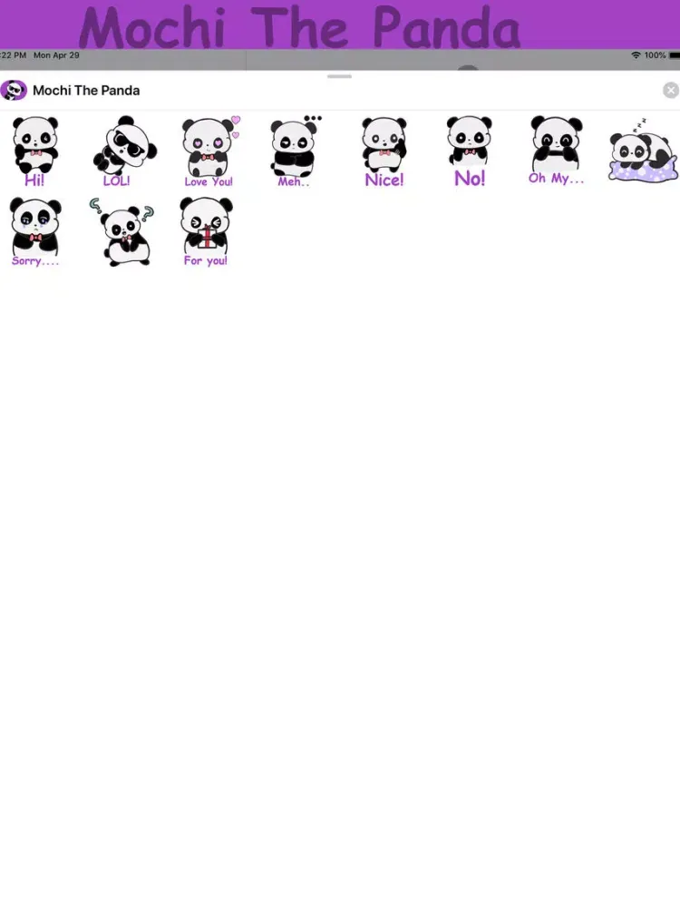 Скриншоты Mochi The Panda iPad 